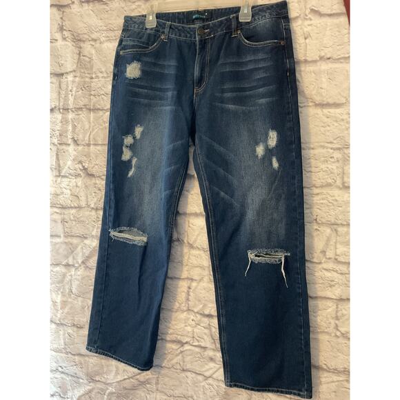 Midir oss Jean Size XL Dark Distressed - Picture 1 of 9